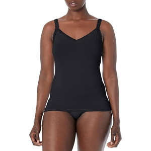image:imageVanity Fair Womens Camisole Tops Everyday Layers Tank Top for Women Cami for WomenSpin Cami  Midnight Black