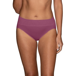 image:imageVanity Fair Womens Effortless Panties for Everyday Wear Buttery Soft Fabric amp LaceHi Cut  Raspberry Haze