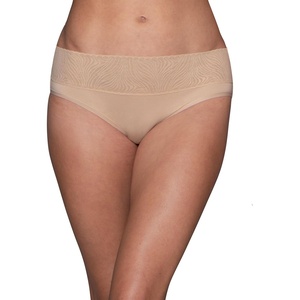 image:imageVanity Fair Womens Effortless Panties for Everyday Wear Buttery Soft Fabric amp LaceHipster  Neutral