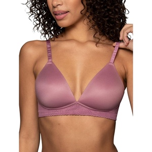 image:imageVanity Fair Womens Effortless Wireless Bra Buttery Soft Fabric amp Lightweight Memory Foam Cups up to DDEnchanted Mauve Lace