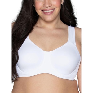 image:imageVanity Fair Womens High Impact Sports Bras for Women Breathable Moisture Wicking Non Padded Cups up to DDDWhite