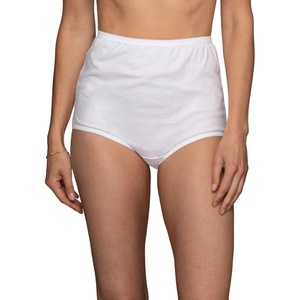 image:imageVanity Fair Womens High Waisted Underwear Full Coverage Ladies Panties Perfectly Yours BriefsCotton  Star White