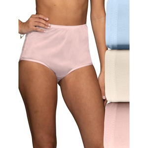 image:imageVanity Fair Womens High Waisted Underwear Full Coverage Ladies Panties Perfectly Yours BriefsNylon  PinkBlueCandleglow