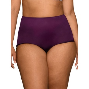 image:imageVanity Fair Womens High Waisted Underwear Full Coverage Ladies Panties Perfectly Yours BriefsNylon  Sangria