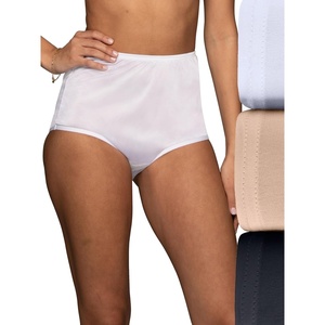 image:imageVanity Fair Womens High Waisted Underwear Full Coverage Ladies Panties Perfectly Yours BriefsNylon  WhiteBlackNeutral
