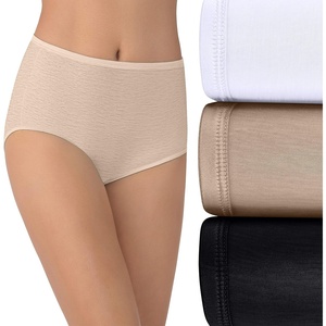 image:imageVanity Fair Womens Illumination Brief Panties Regular amp Plus Size 3 Pack  BeigeWhiteBlack 8
