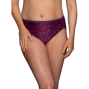 image:imageVanity Fair Womens Illumination Hi Cut Panties Silky Stretch amp Satin TrimCosmo Garden Print