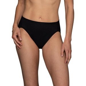 image:imageVanity Fair Womens Illumination Hi Cut Panties Silky Stretch amp Satin TrimMidnight Black