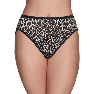 image:imageVanity Fair Womens Illumination Hi Cut Panties Silky Stretch amp Satin TrimModern Leopard Print