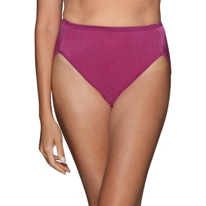 image:imageVanity Fair Womens Illumination Hi Cut Panties Silky Stretch amp Satin TrimWild Berry
