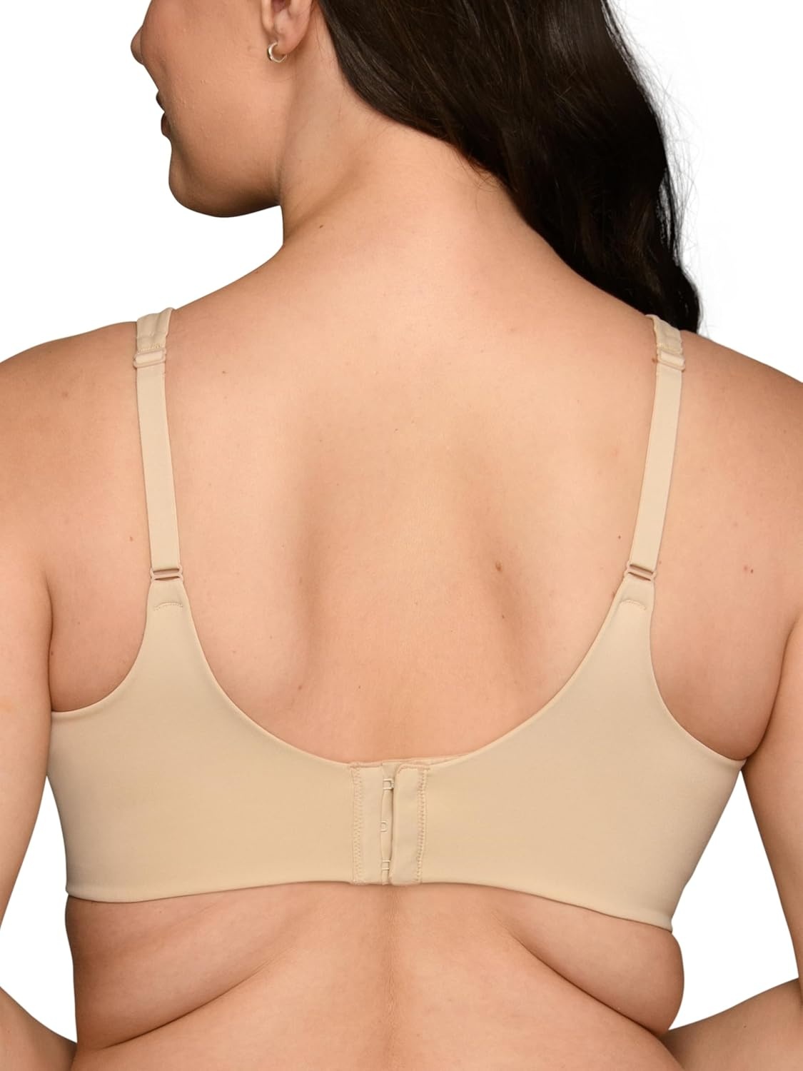 image:imageVanity Fair Womens Beauty Back Smoothing Wireless Bra with Lift Simple Sizing Available S3xlLight Lift Damask Neutral