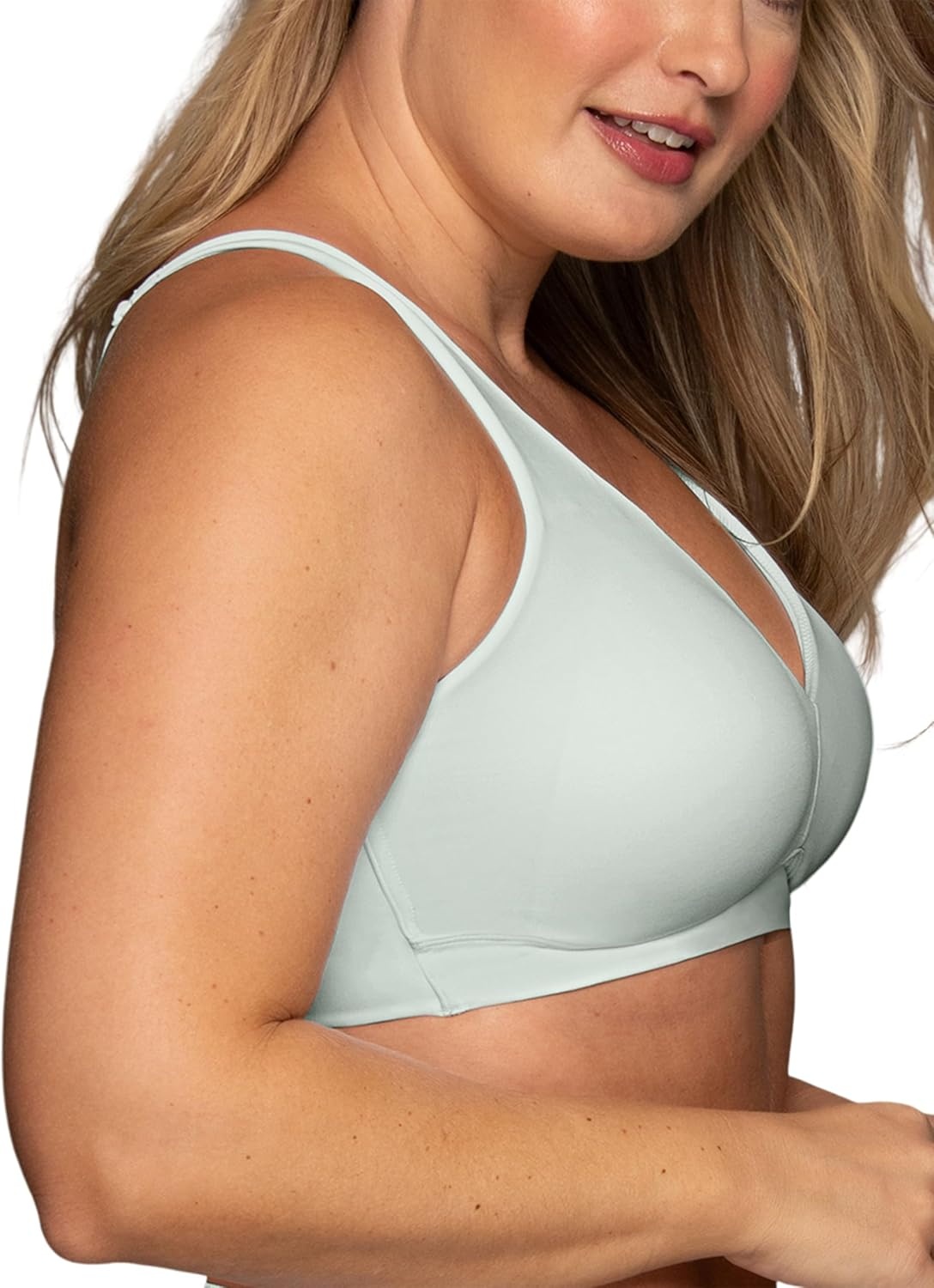 image:imageVanity Fair Womens Beauty Back Smoothing Wireless Bra with Lift Simple Sizing Available S3xlLight Lift Spring Opal