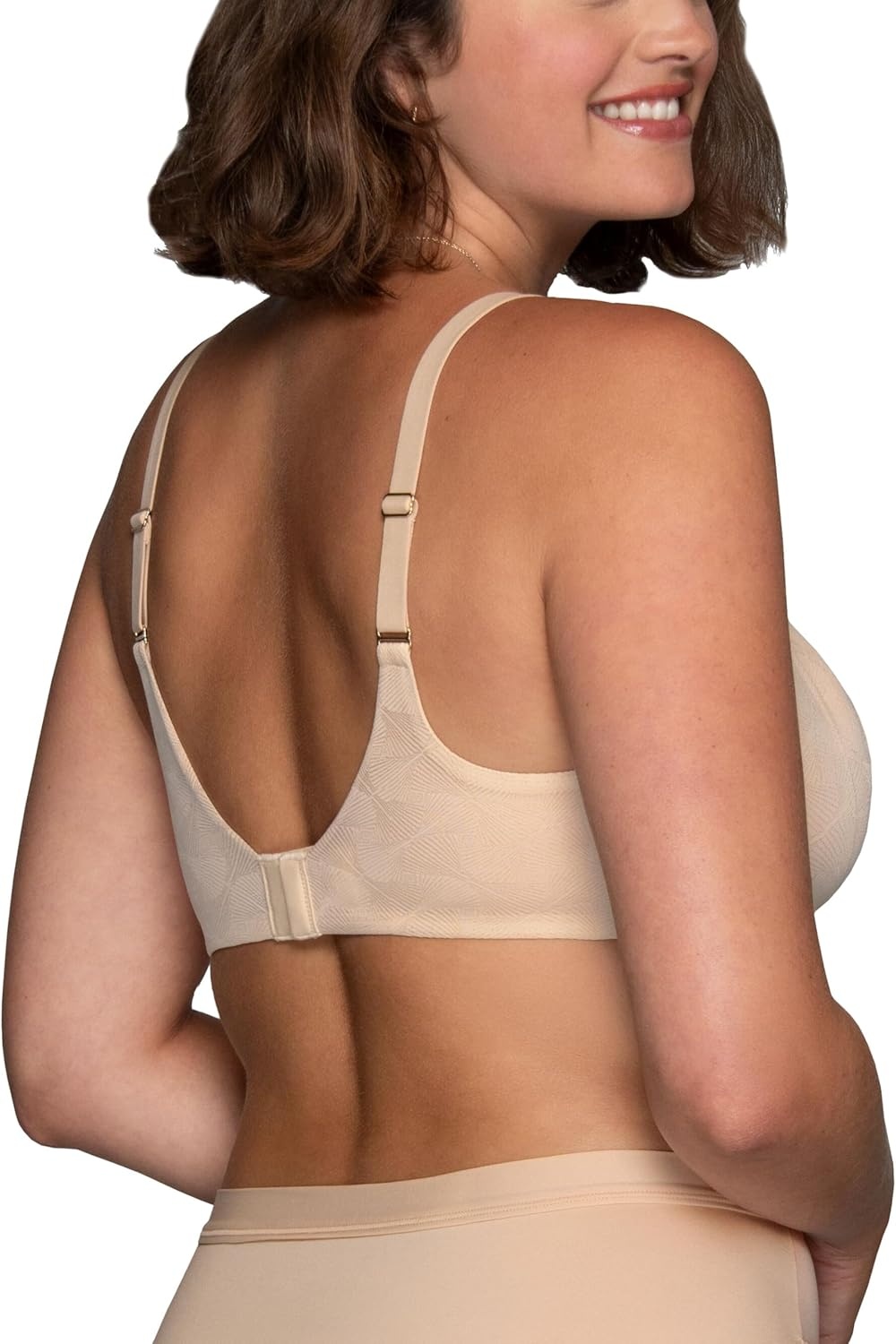 image:imageVanity Fair Womens Breathable Luxe Lightweight Bra Natural Shaping Light amp Airy Underwire Bras Full Coverage CupsDamask Neutral