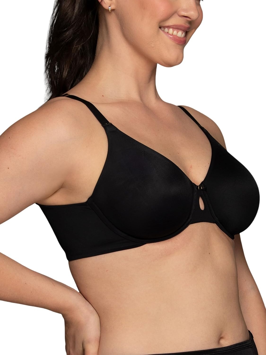 image:imageVanity Fair Womens Beauty Back NonPadded Underwire BraSmoothing Black