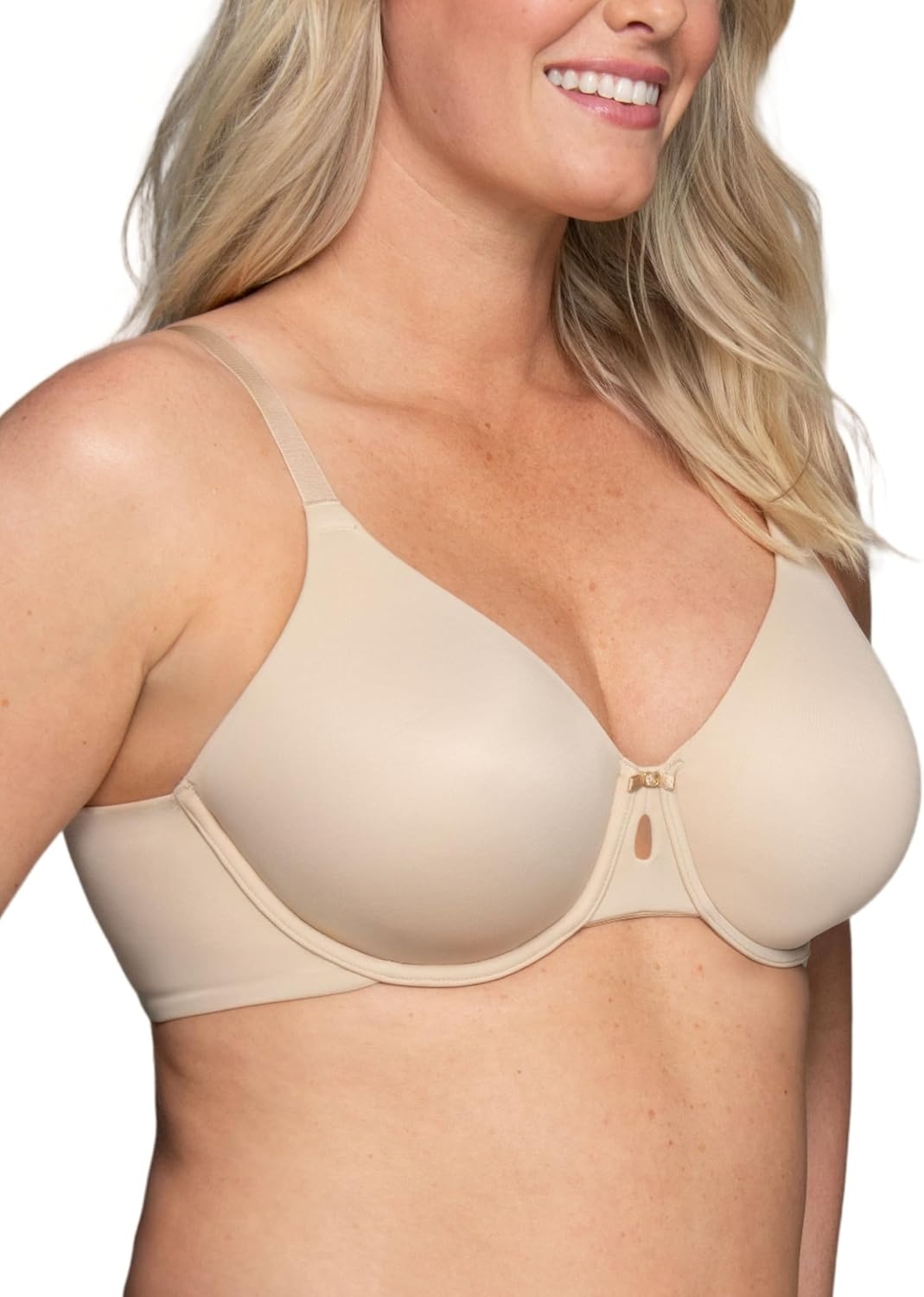 image:imageVanity Fair Womens Beauty Back NonPadded Underwire BraSmoothing Neutral