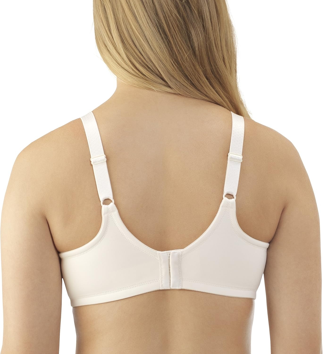 image:imageVanity Fair Womens Full Figure Beauty Back Smoothing Bra with Lace 4Way Stretch Fabric Lightly Lined Cups up to DDUnderwire Sweet Creaminky Blue