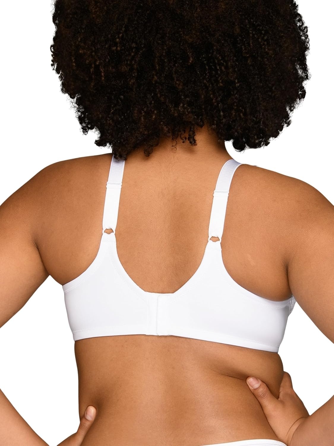 image:imageVanity Fair Womens Full Figure Beauty Back Smoothing Bra with Lace 4Way Stretch Fabric Lightly Lined Cups up to DDWhite