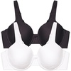 2 Pack - Black/White