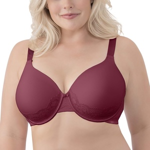 image:imageVanity Fair Womens Full Figure Beauty Back Smoothing Bra with Lace 4Way Stretch Fabric Lightly Lined Cups up to DDUnderwire  Speakeasy