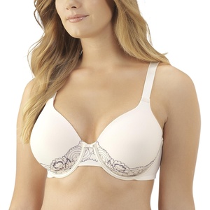 image:imageVanity Fair Womens Full Figure Beauty Back Smoothing Bra with Lace 4Way Stretch Fabric Lightly Lined Cups up to DDUnderwire  Sweet Creaminky Blue