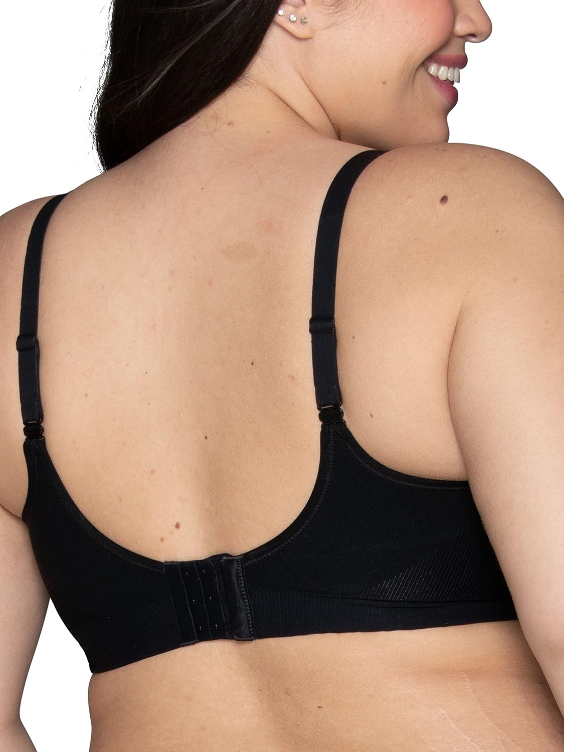 image:imageVanity Fair Womens Beyond Comfort Seamless Bra Available in Sizes S2XLMidnight Black