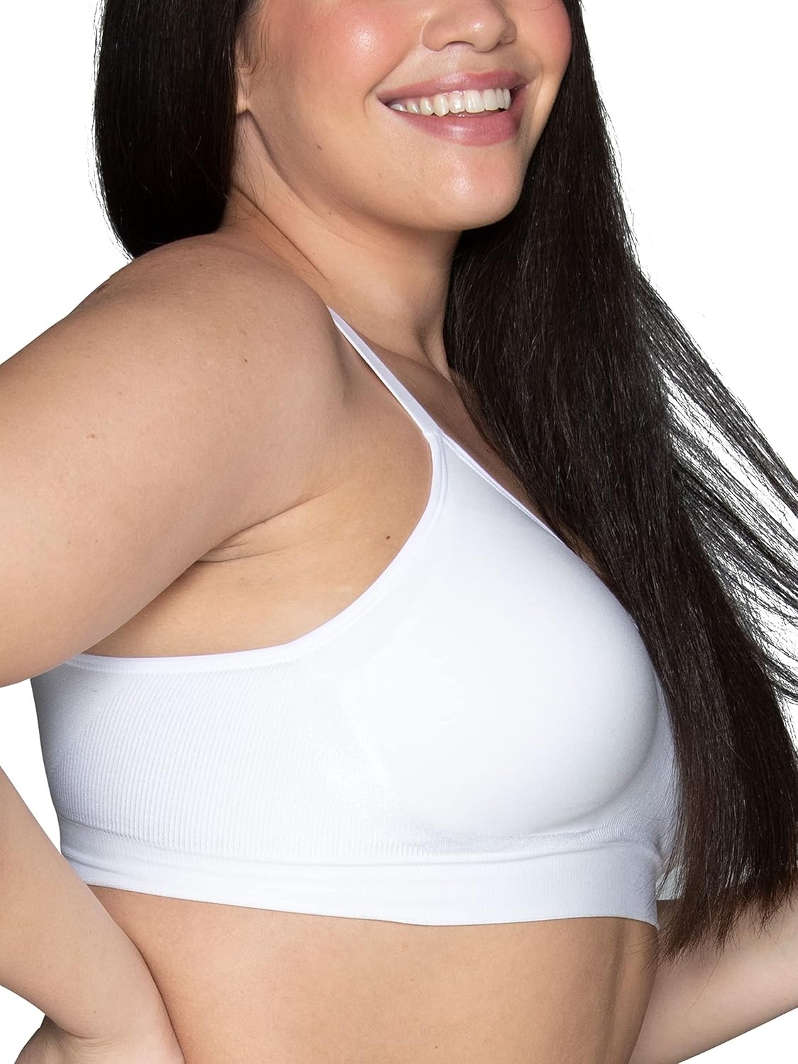 image:imageVanity Fair Womens Beyond Comfort Seamless Bra Available in Sizes S2XLStar White