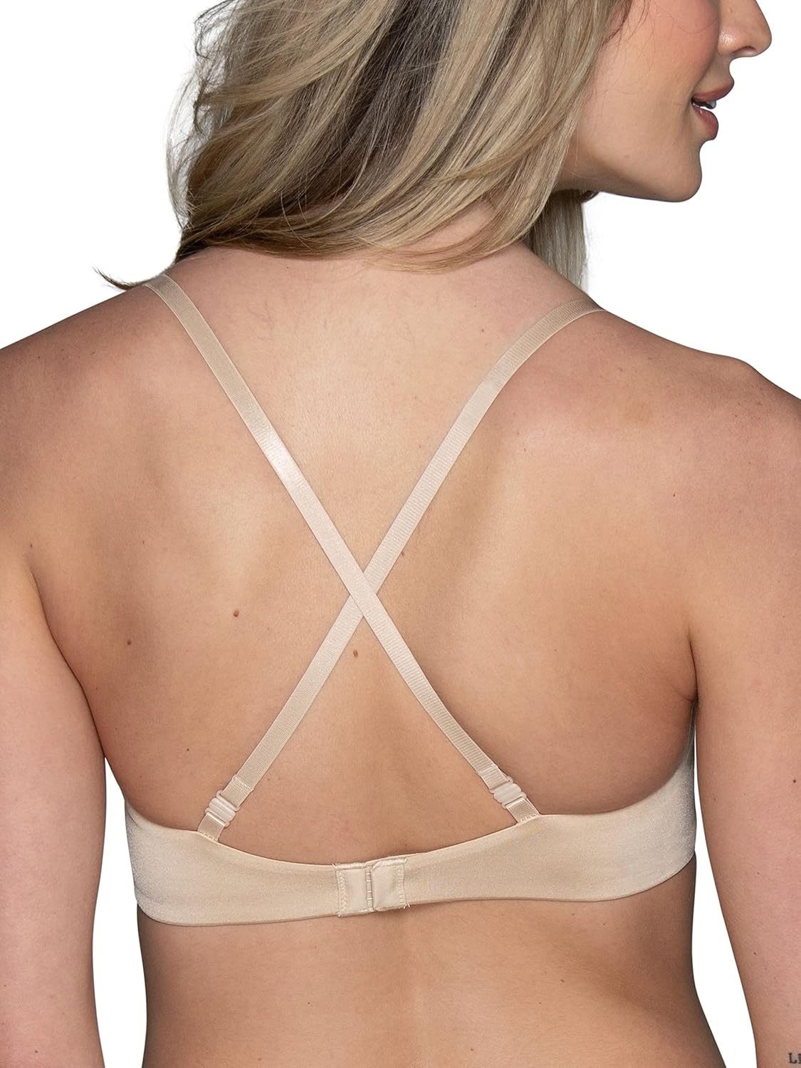 image:imageVanity Fair Womens Wireless Push Up Bra Adds Up to One Full Cup Size Bras for Women No UnderwireNeutral