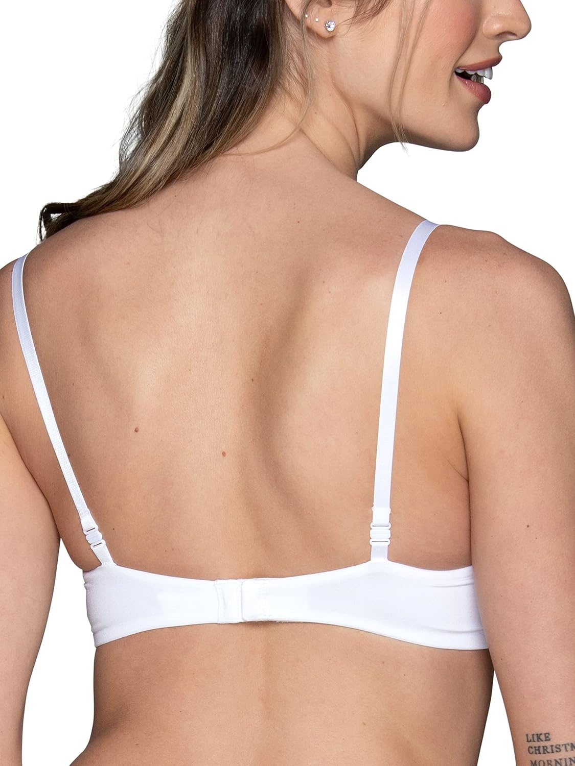 image:imageVanity Fair Womens Wireless Push Up Bra Adds Up to One Full Cup Size Bras for Women No UnderwireWhite