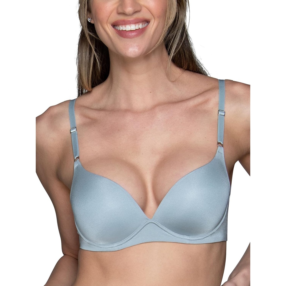 image:imageVanity Fair Womens Wireless Push Up Bra Adds Up to One Full Cup Size Bras for Women No UnderwireSeaside Mist