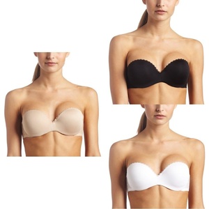 image:imageVanity Fair womens Push Up bras Strapless  BeigeBlackWhite 3 Pack 34B US
