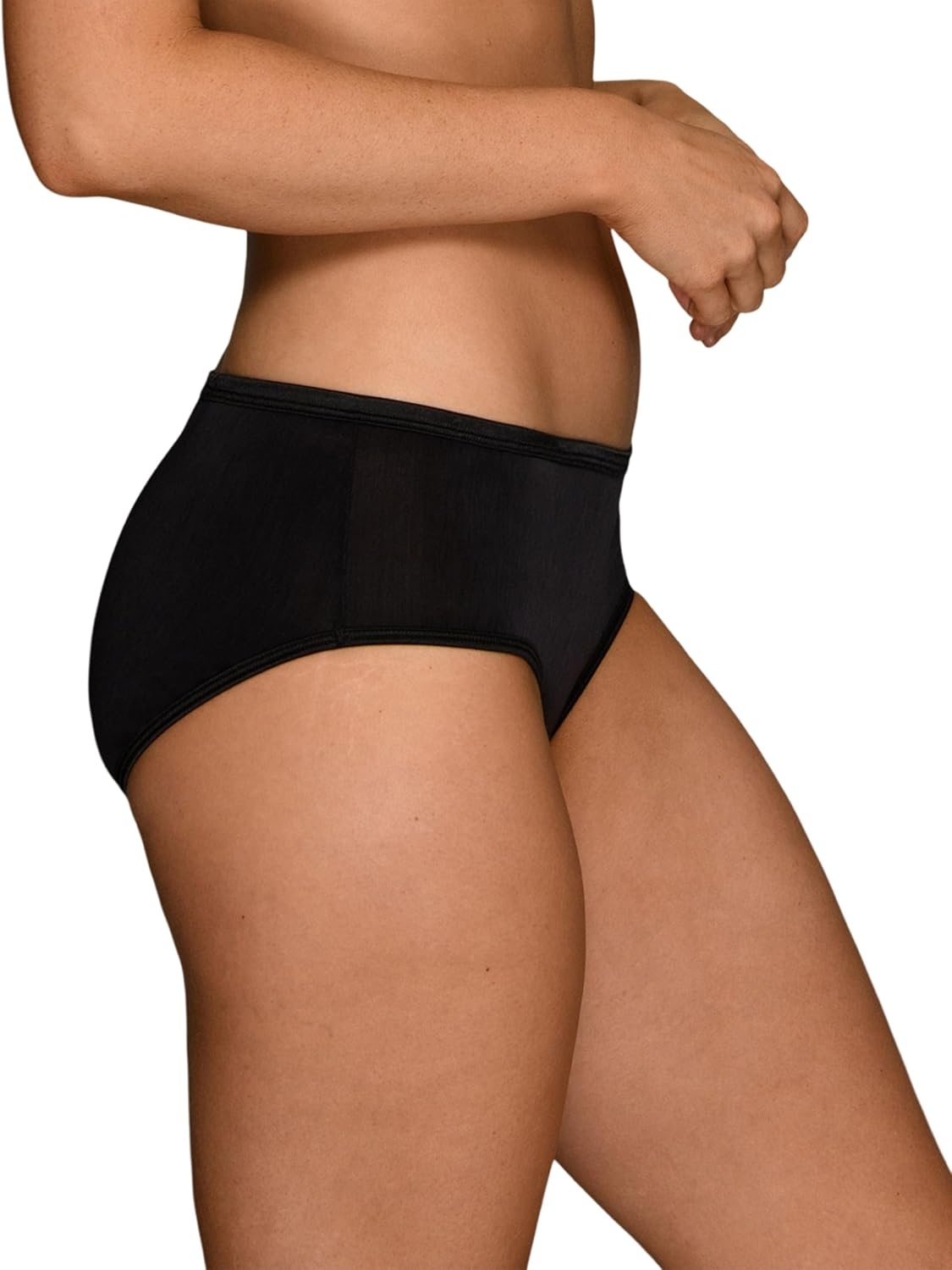 image:imageIllumination Hipster Panties Silky Stretch amp Satin TrimMidnight Black