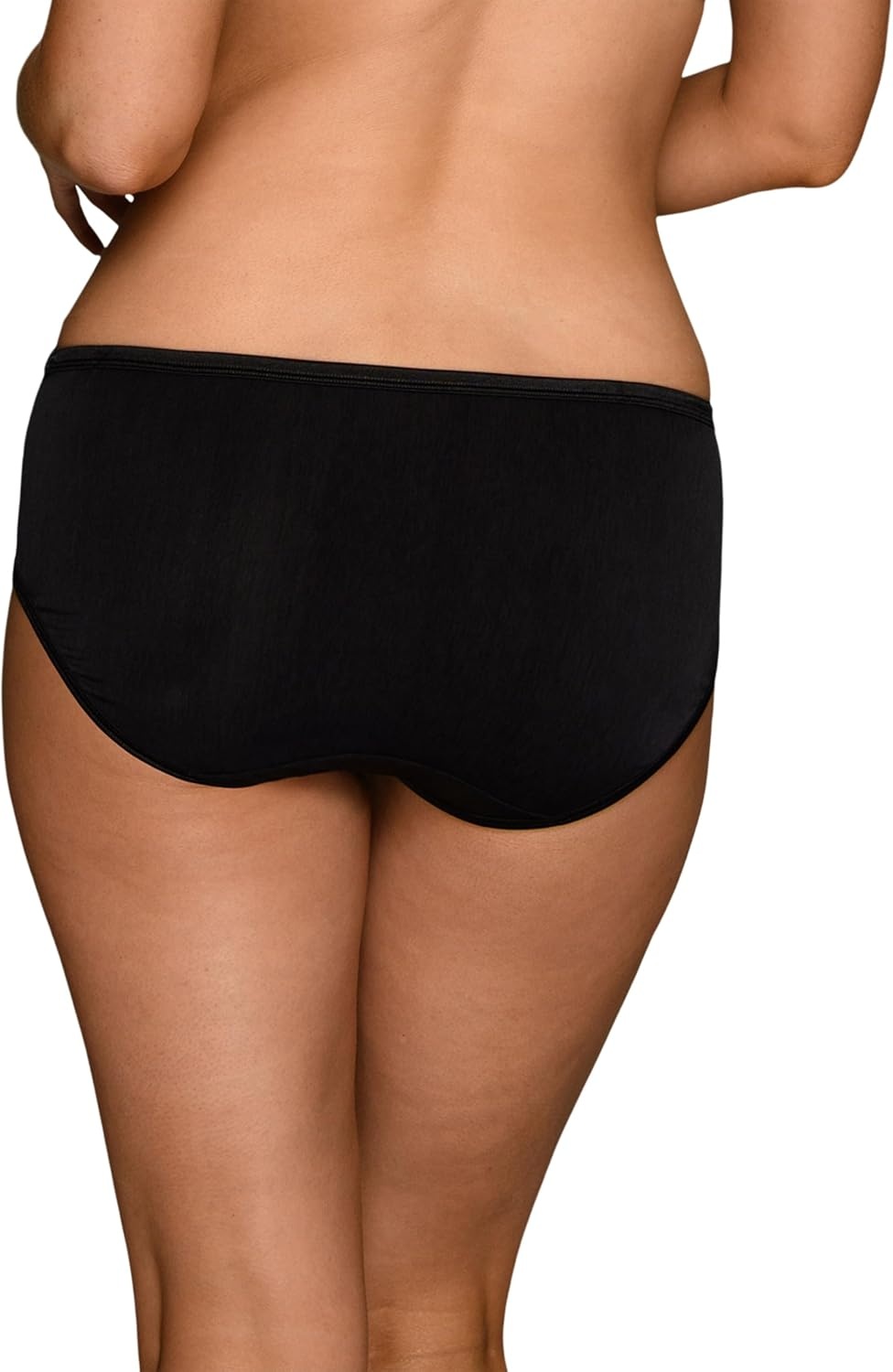 image:imageIllumination Hipster Panties Silky Stretch amp Satin TrimMidnight Black