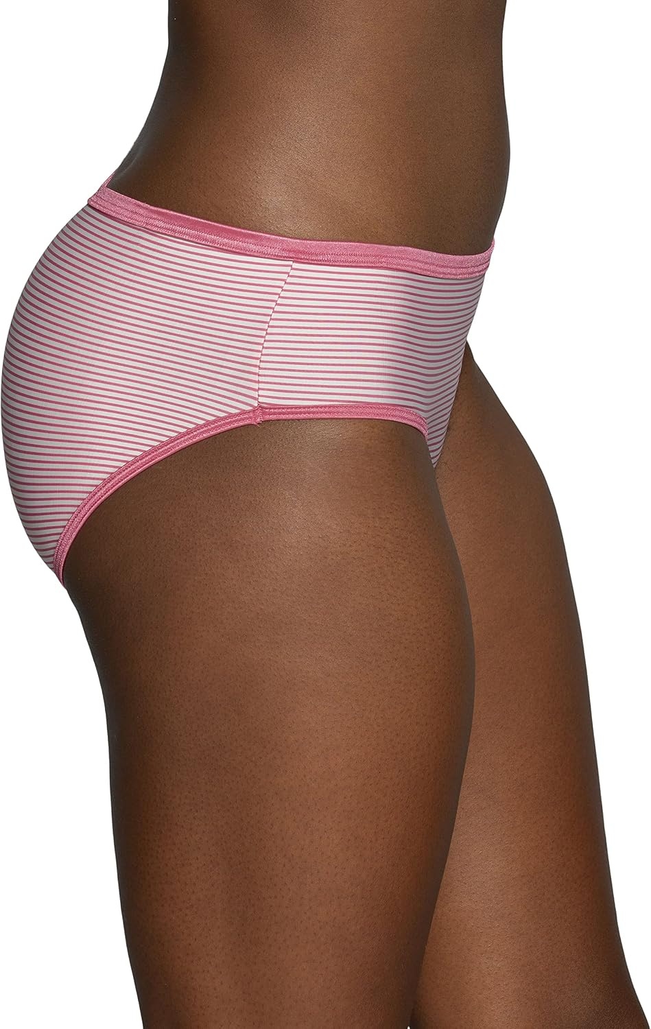 image:imageIllumination Hipster Panties Silky Stretch amp Satin TrimRosy Stripe Print