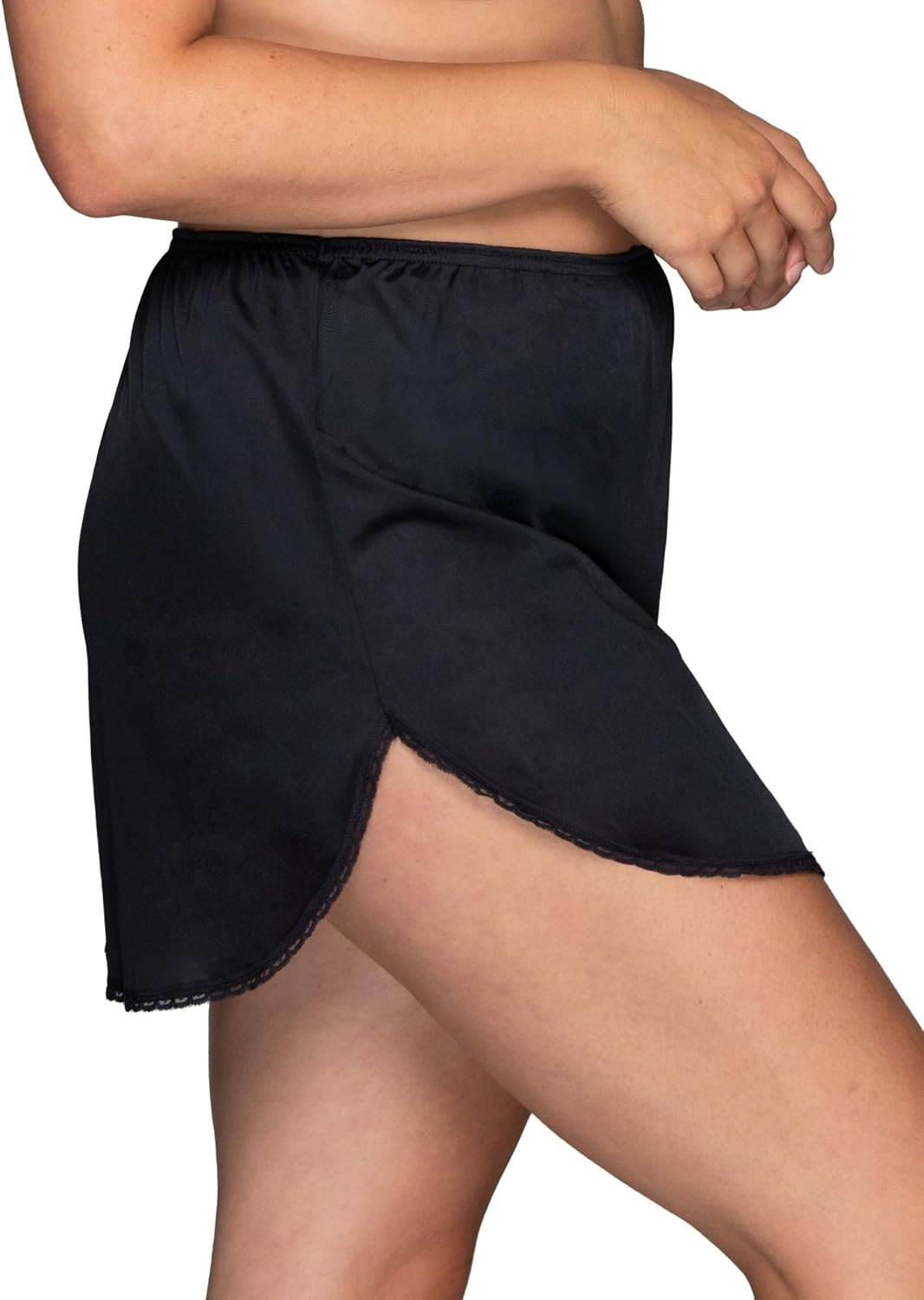 image:imageVanity Fair Womens AntiStatic Nylon Half Slip for Under Dresses Available up to size 3XL24 Inch Black