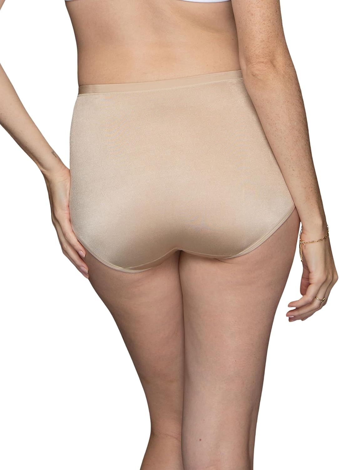 image:imageVanity Fair Womens Body Caress Flexible Fit PantiesBrief 3 Pack NeutralNeutralBlack