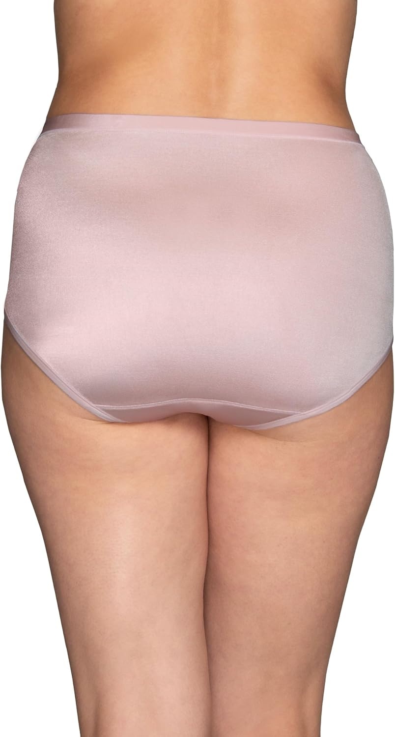 image:imageVanity Fair Womens Body Caress Flexible Fit PantiesBrief 3 Pack WhiteQuartzBlack