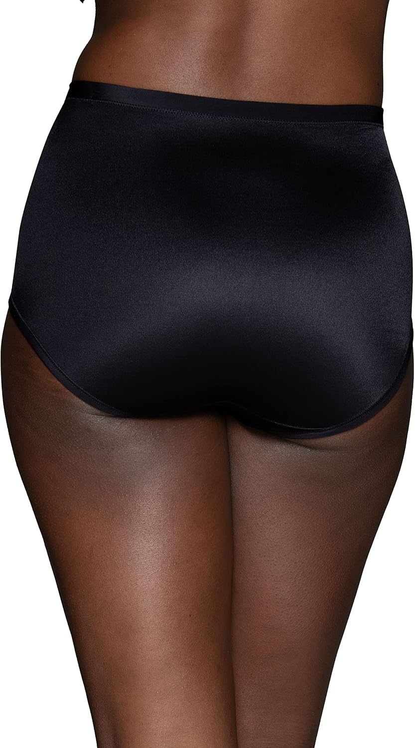 image:imageVanity Fair Womens Body Caress Flexible Fit PantiesBrief Midnight Black