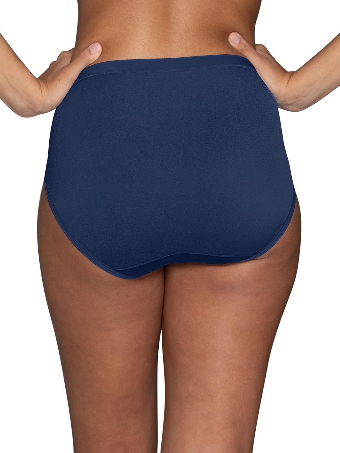 image:imageVanity Fair Womens Body Caress Flexible Fit PantiesHi Cut 3 Pack Baked BlushCasual NavyFawn