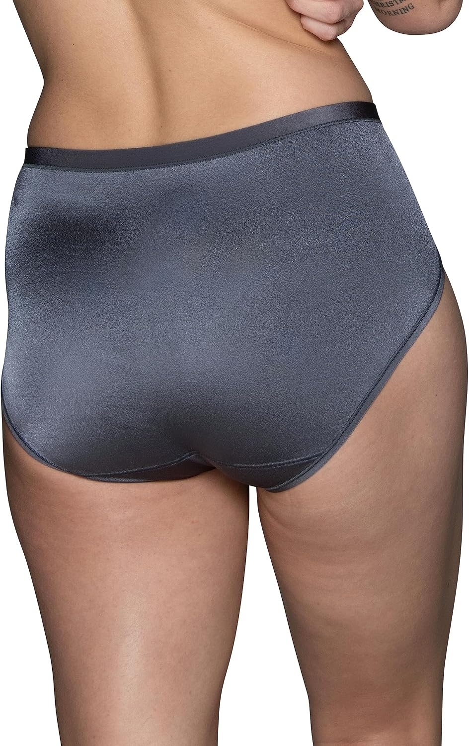 image:imageVanity Fair Womens Body Caress Flexible Fit PantiesHi Cut 3 Pack Seaside MistEndless BlueSteele Shadow