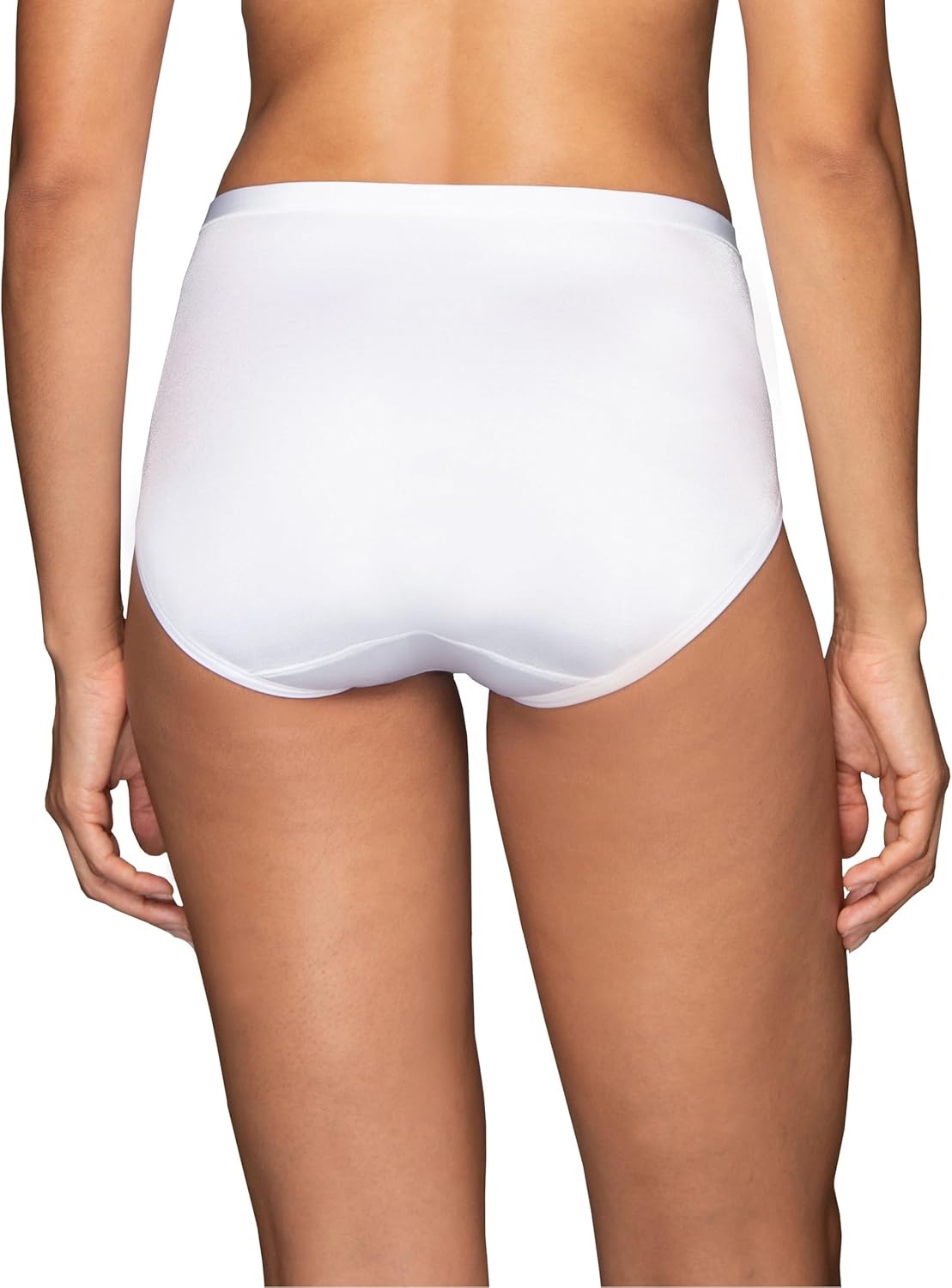 image:imageVanity Fair Womens Body Caress Flexible Fit PantiesHi Cut 3 Pack White