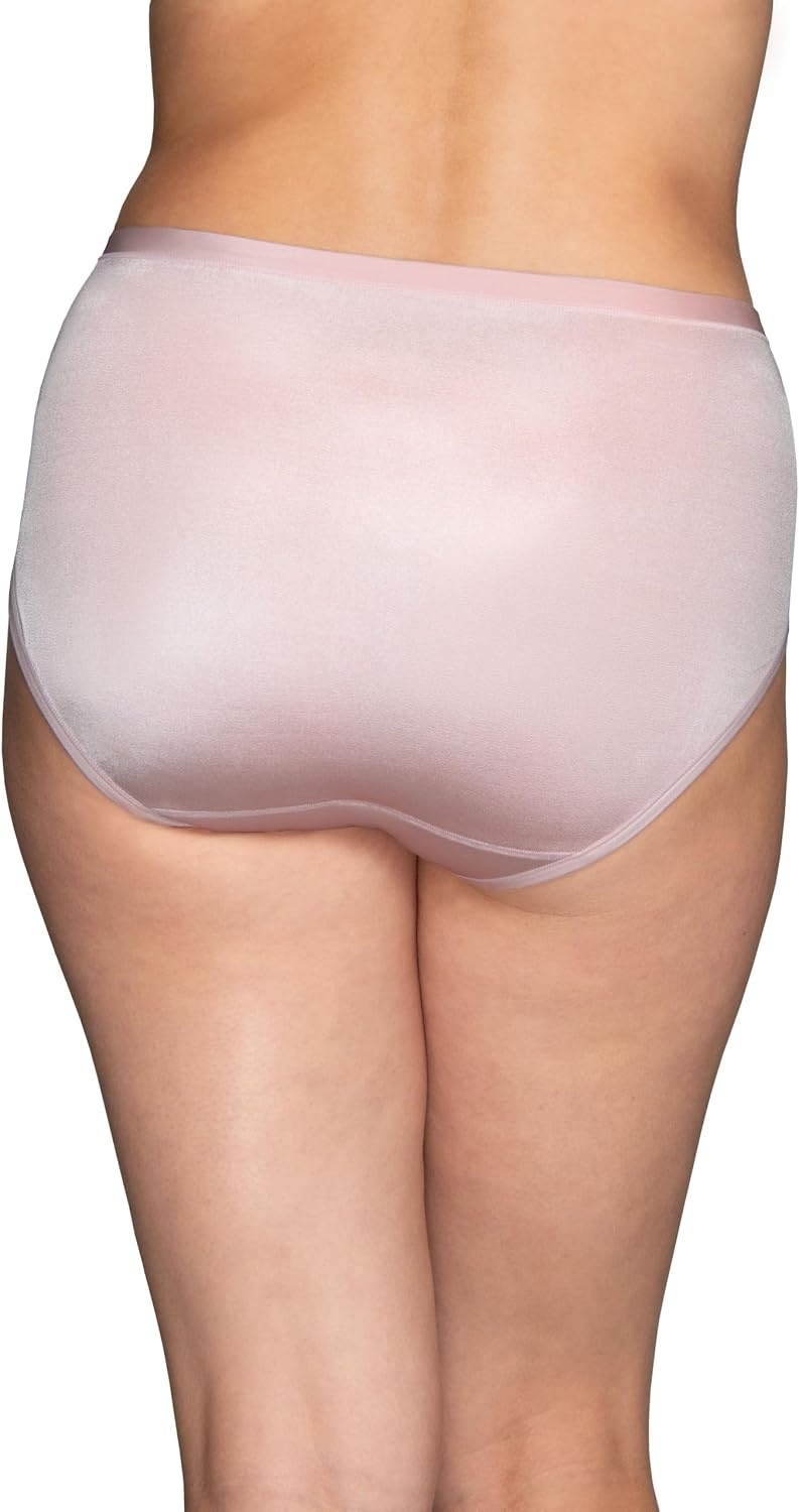 image:imageVanity Fair Womens Body Caress Flexible Fit PantiesHi Cut 3 Pack WhiteQuartzBlack