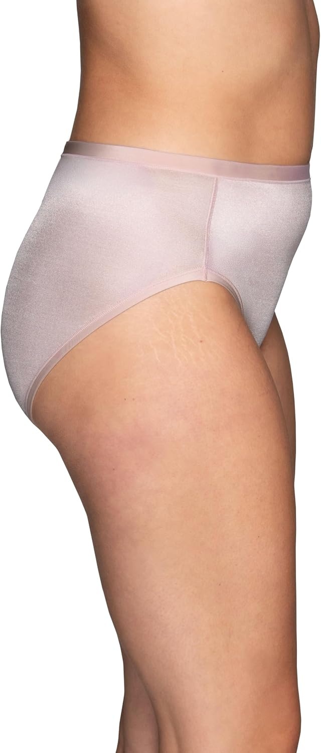 image:imageVanity Fair Womens Body Caress Flexible Fit PantiesHi Cut 3 Pack WhiteQuartzBlack