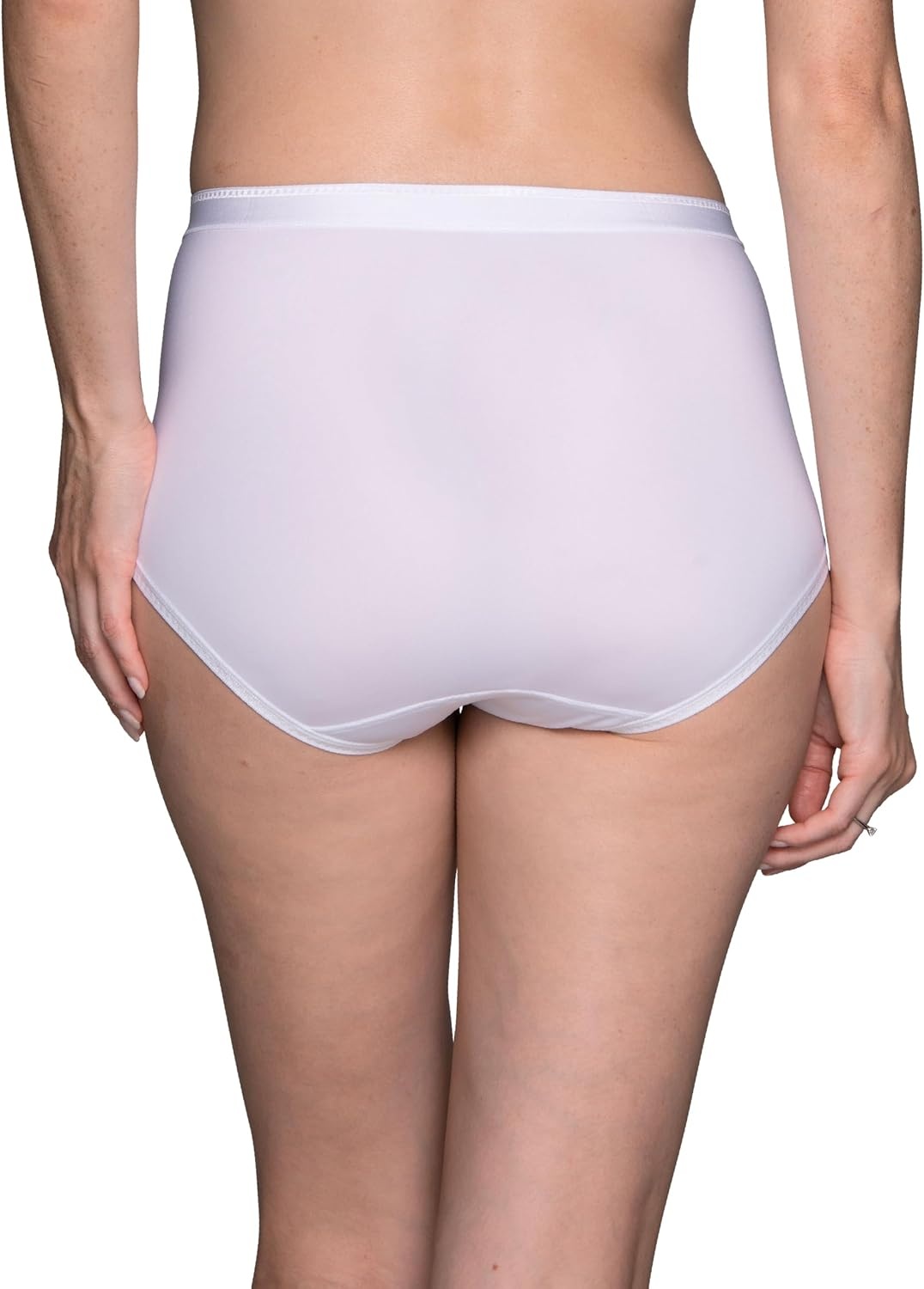 image:imageVanity Fair Womens Comfort Where It Counts No Ride Up PantiesBrief 3 Pack QuartzWhiteBeige
