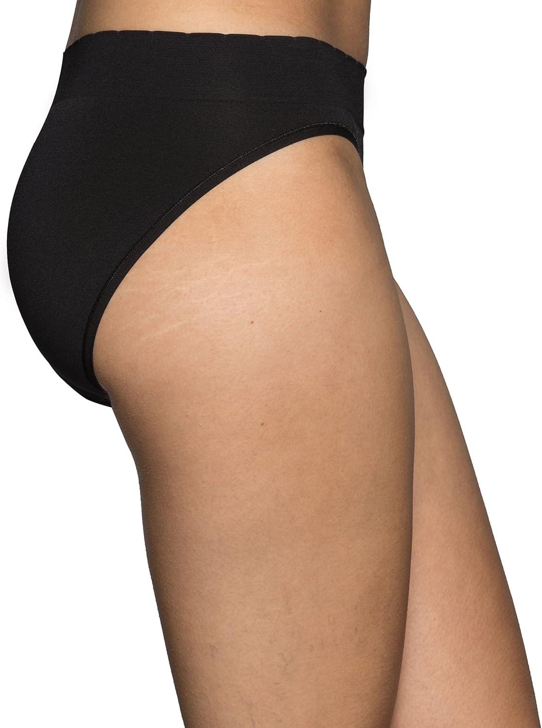 image:imageVanity Fair Womens No Pinch No Show Seamless UnderwearBikini 3 Pack BlackBlackBlack