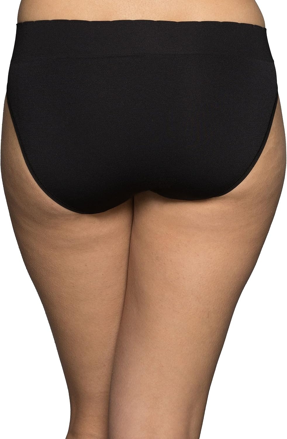 image:imageVanity Fair Womens No Pinch No Show Seamless UnderwearBikini 3 Pack BlackBlackBlack