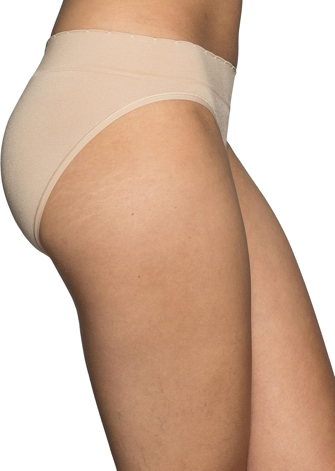 image:imageVanity Fair Womens No Pinch No Show Seamless UnderwearBikini 3 Pack NeutralNeutralNeutral