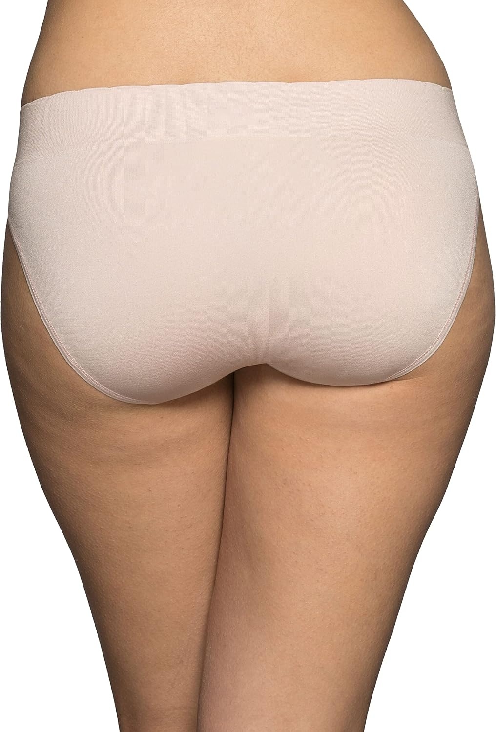 image:imageVanity Fair Womens No Pinch No Show Seamless UnderwearBikini 3 Pack QuartzWhiteNeutral