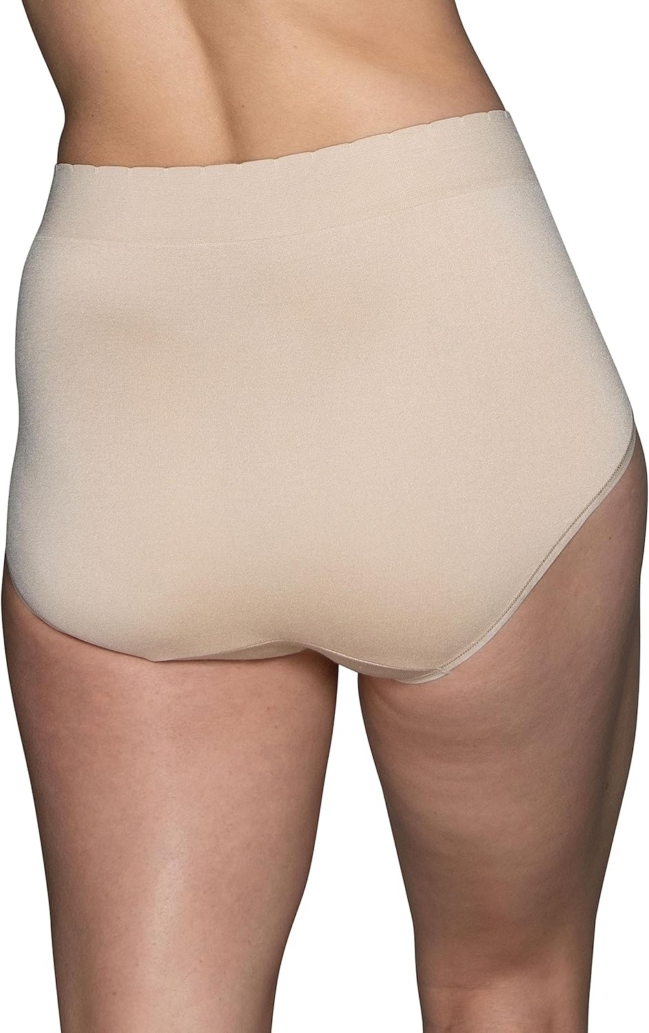 image:imageVanity Fair Womens No Pinch No Show Seamless UnderwearBrief 3 Pack Premium PlumNeutralGhost Navy