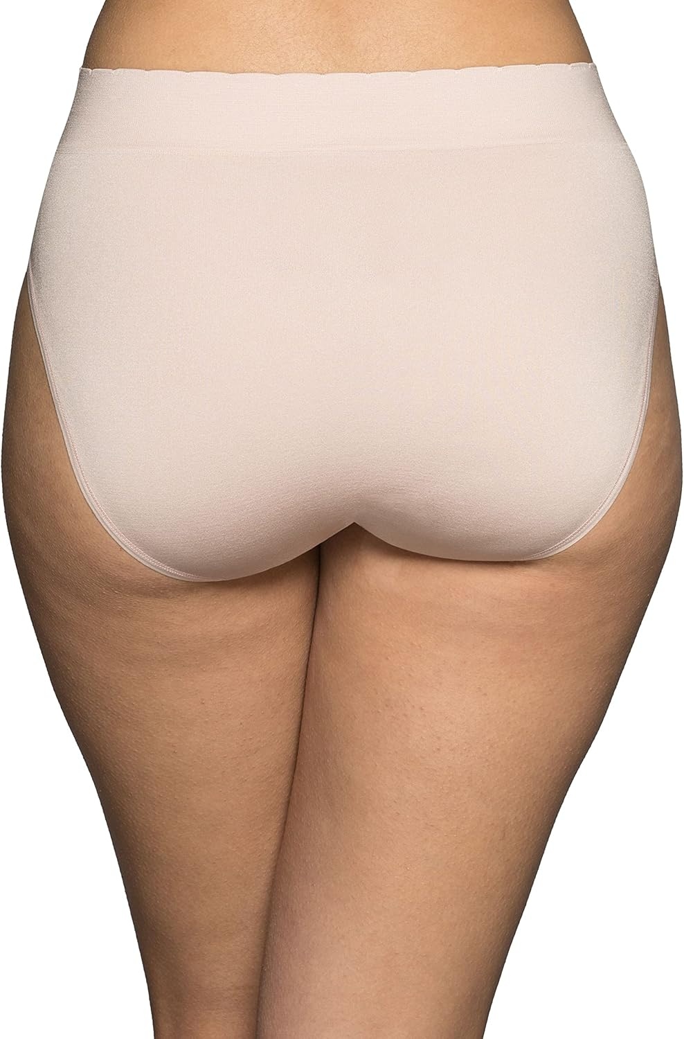 image:imageVanity Fair Womens No Pinch No Show Seamless UnderwearHi Cut 3 Pack QuartzWhiteNeutral