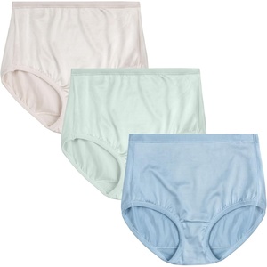 image:imageVanity Fair Womens Body Caress Flexible Fit PantiesBrief  3 Pack  Mint ChipMorning RainFawn